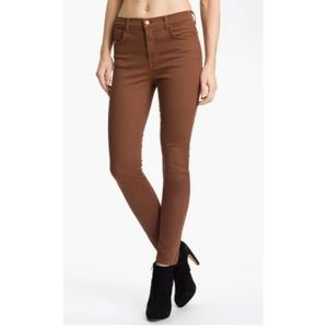 J Brand "Maria" Rise Skinny Stretch Jeans